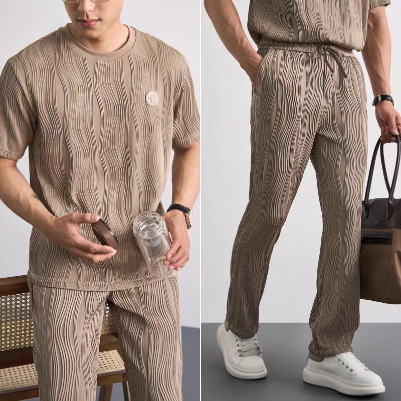 Linen Dune Pleat Lounge Set