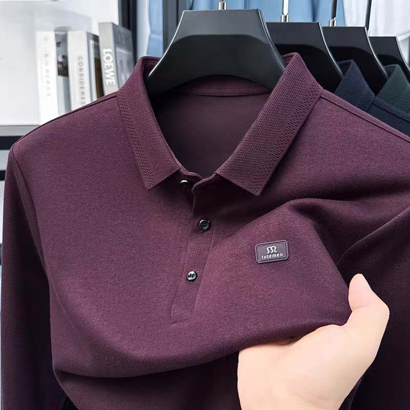 Bordeaux Ember Luxe Polo T-Shirt