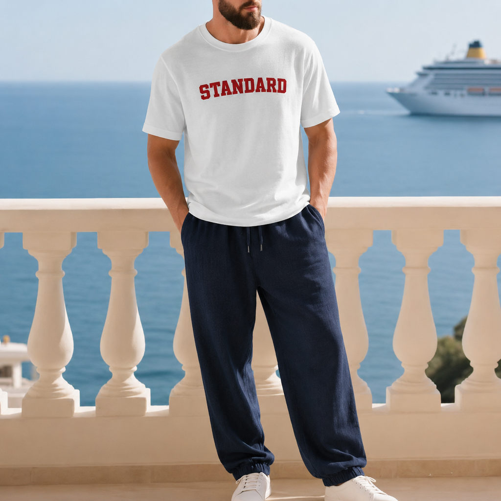 Shadow Standard Luxe Tee & Linen Trouser Set