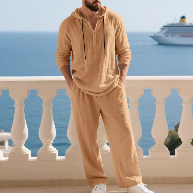 Coastal Breeze Linen Lounge Set