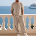 Linen Dune Pleat Lounge Set