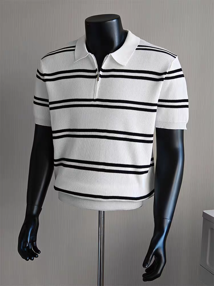 Ivory Harbor Ribbed Crest Polo
