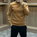 Midnight Crest Knit Pullover