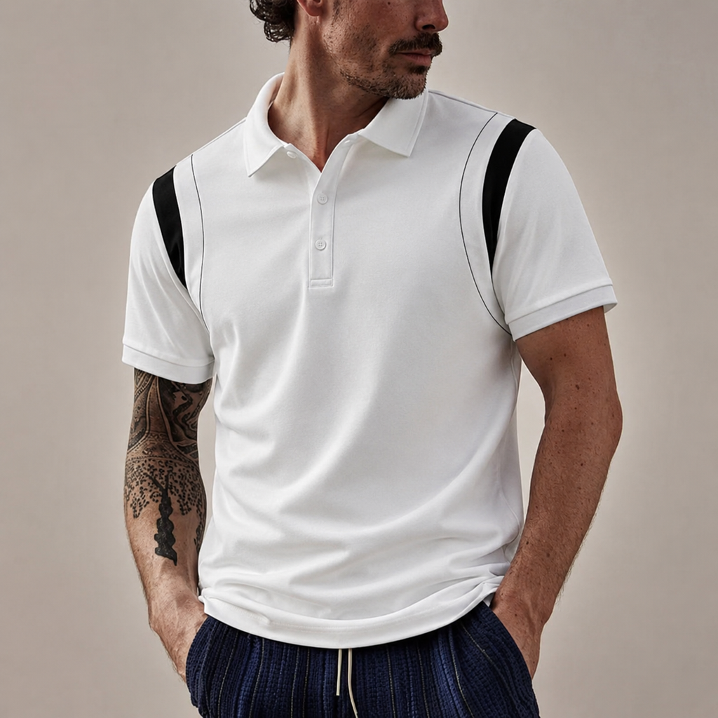 Frostline Noir Edge Polo T-Shirt