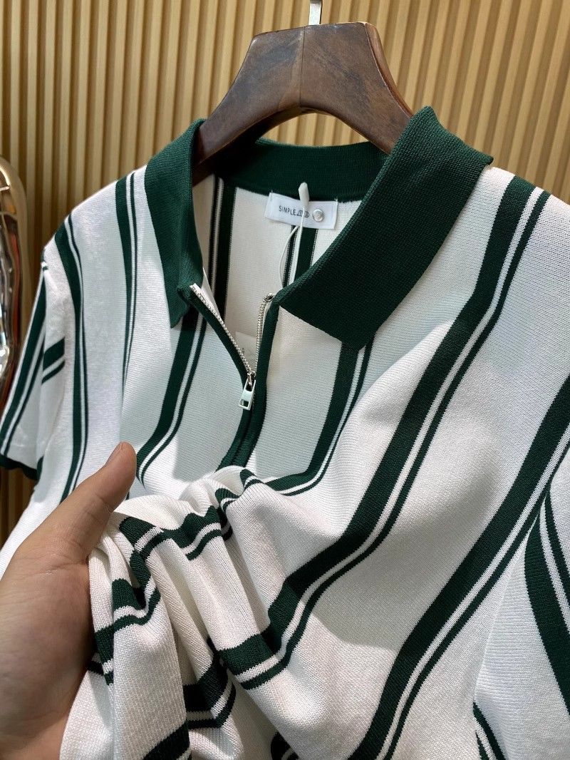 Midnight Riviera Zip Polo