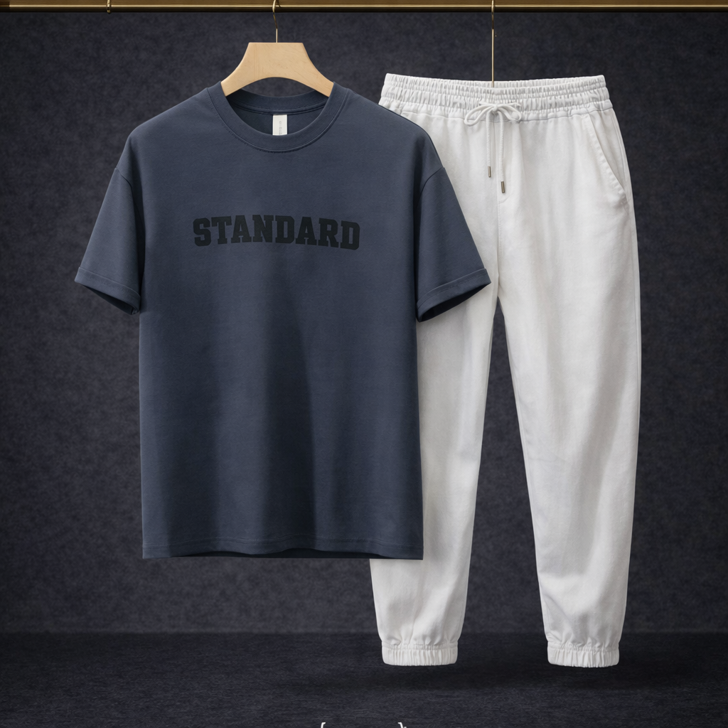 Shadow Standard Luxe Tee & Linen Trouser Set