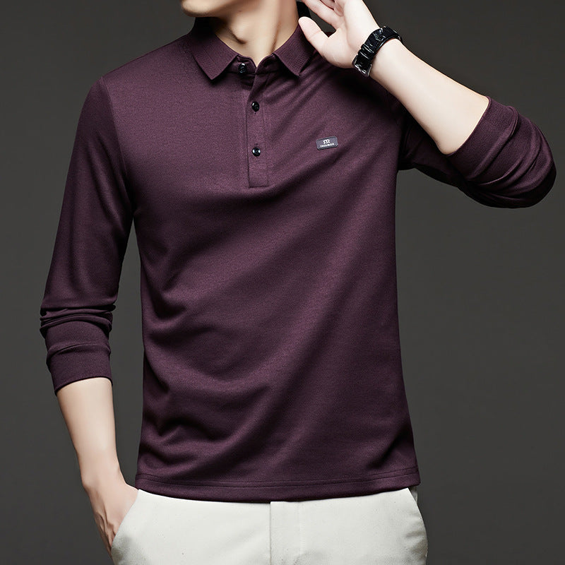 Bordeaux Ember Luxe Polo T-Shirt