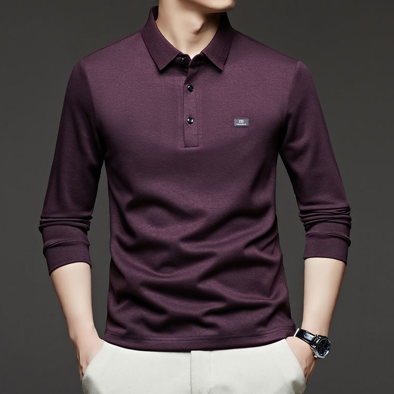 Bordeaux Ember Luxe Polo T-Shirt
