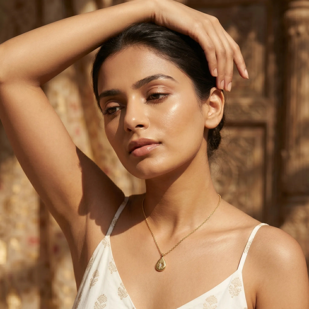 Stellar North Star Necklace – 18K PVD Gold Plated